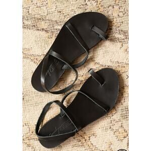 Carly Jean Los Angeles Rhodes Sandals Black Beach Coastal Vacation Sz 40 -9